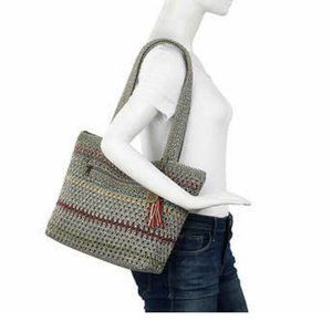 The SAK Boho Bag Hand Crochet Tote Handbag